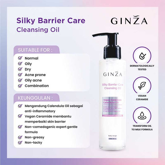 Ginza Silky Barrier Care Cleansing Oil 155ml