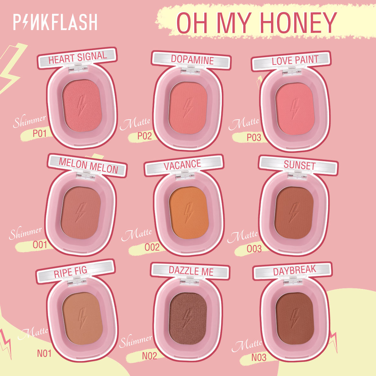 Pinkflash F01 Soft Pigment Blush - N01