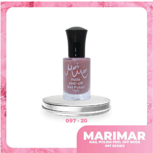 Marimar Nail Polish Kode : 097 Peel Off Nude isi 12 | 96 ml