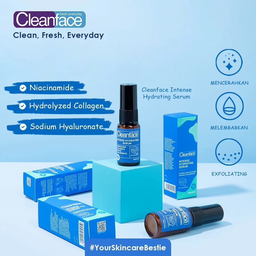 Clean Face Intense Hydrating Serum | 20 ml