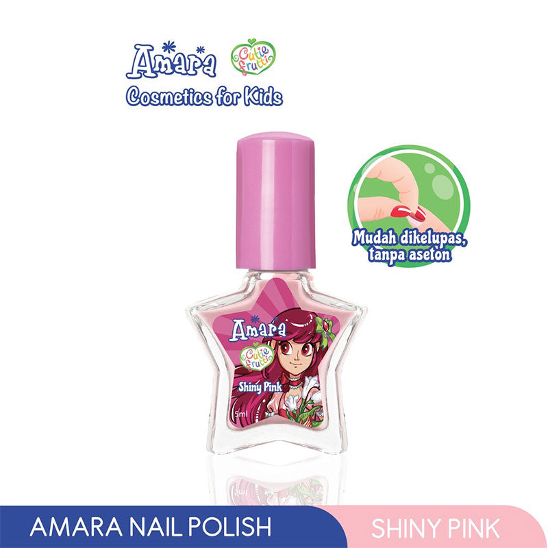 Amara Kids Nail Polish Shiny Pink | 5 ml