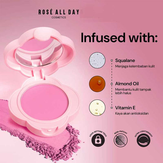 ROSE ALL DAY Cheeky Veil Powder Blush - Cheek You Later | 4 gr