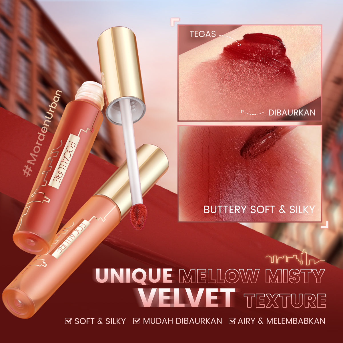 FOCALLURE AIRY VELVET LIQUID LIPSTICK FA324 BB06