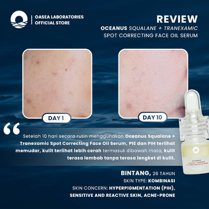 OASEA Oceanus Squalane + Tranexamic Spot Correcting Face Oil Serum Mini | 5 ml