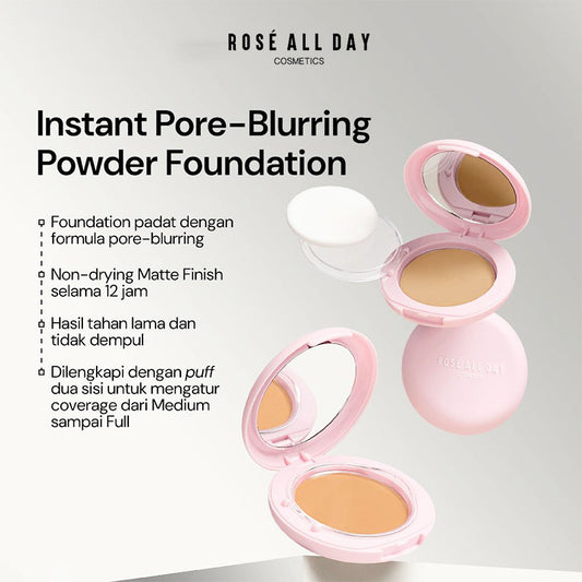 ROSE ALL DAY The Realest Lightweight Powder Foundation - Caramel | 8.2 gr