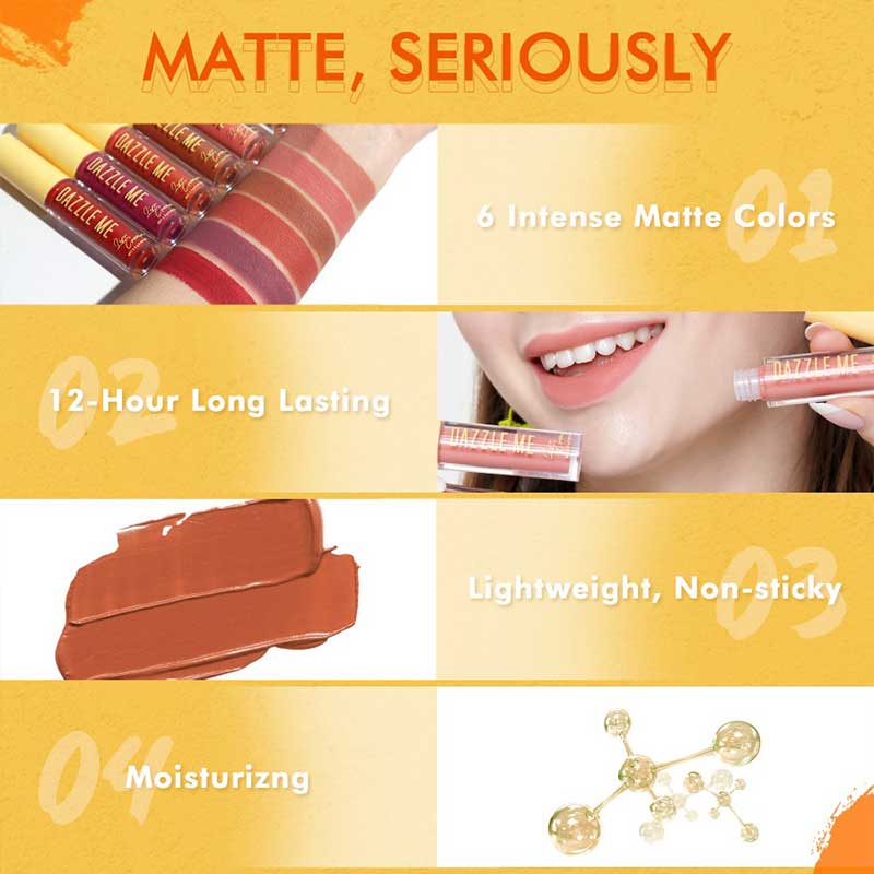 Dazzle Me Velvet Matte Lip Cream - Always Red