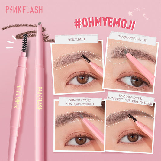 Pinkflash Waterproof Auto Eyebrow Pencil PF-E09 - #04 Natural Gray