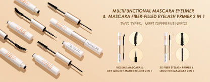 Focallure Waterproof Mascara & Eyeliner 2In1 FA160 #1