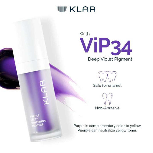 Klar Purple Teeth Whitening Booster | 30ml