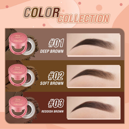 Pinkflash Duo Effect Eyebrow Kit PF-E22 #1 Dark Brown Grey