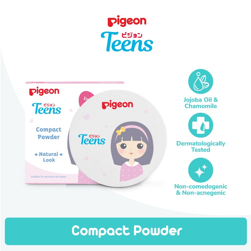 Pigeon Teens Refill Compact Powder Pure White | 14 g