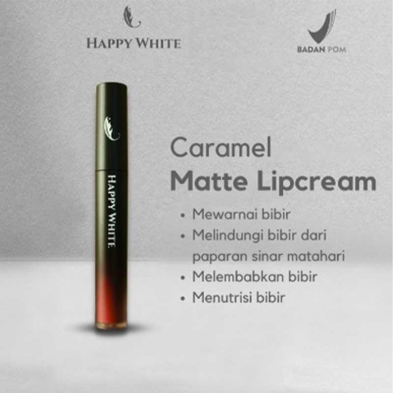 Happy White Matte Lipcream Serum + UV filter Caramel 4 g