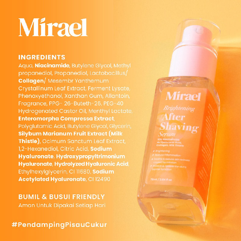 MIRAEL (Travel Size) Brightening After Shaving Serum | 10ml