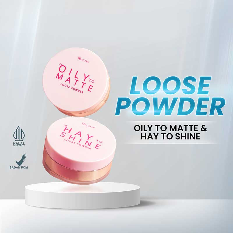 Ms Glow Hay To Shine Loose Powder Natural 12.5g