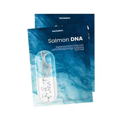 Ms Glow Sheet Mask Salmon DNA 1 Box (4 Pcs)