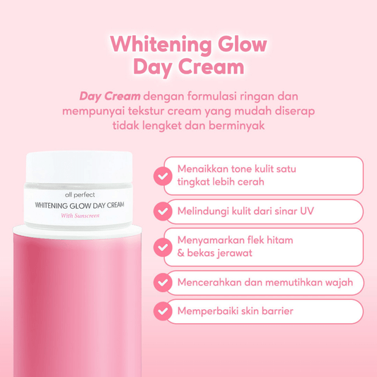 All Perfect Whitening Glow Day Cream With Sunscreen | 15 gram