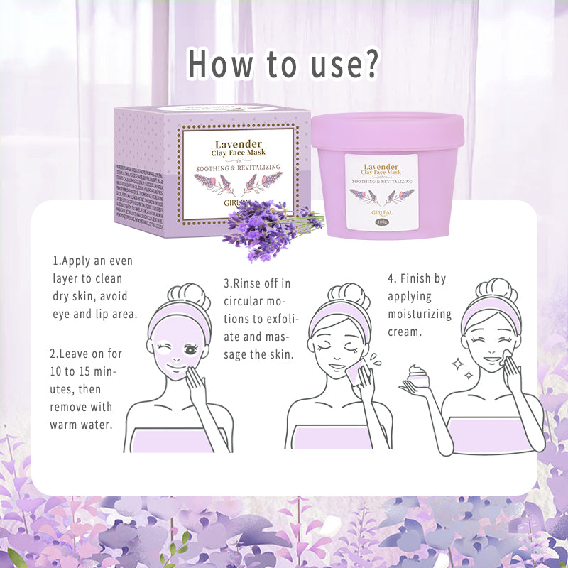 Girlpal Lavender Clay Mask | 100 g