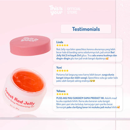 This is Your - Sweet Red Jelly - C-Booster Deep Moisturaizing Gel 30gr