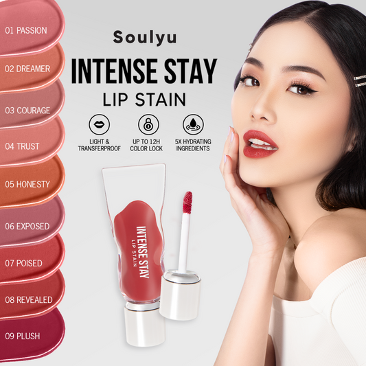 Soulyu Intense Stay Lip Stain 09 Plush 4ml