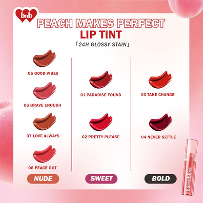 Barenbliss PEACH MAKES PERFECT LIP TINT 07 LOVE ALWAYS