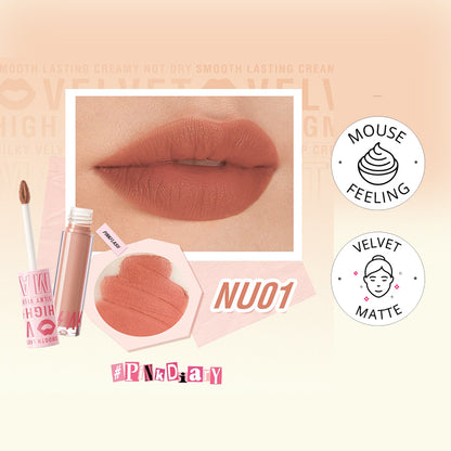 Pinkflash Silky Velvet Lip Cream PF-L04 NU01