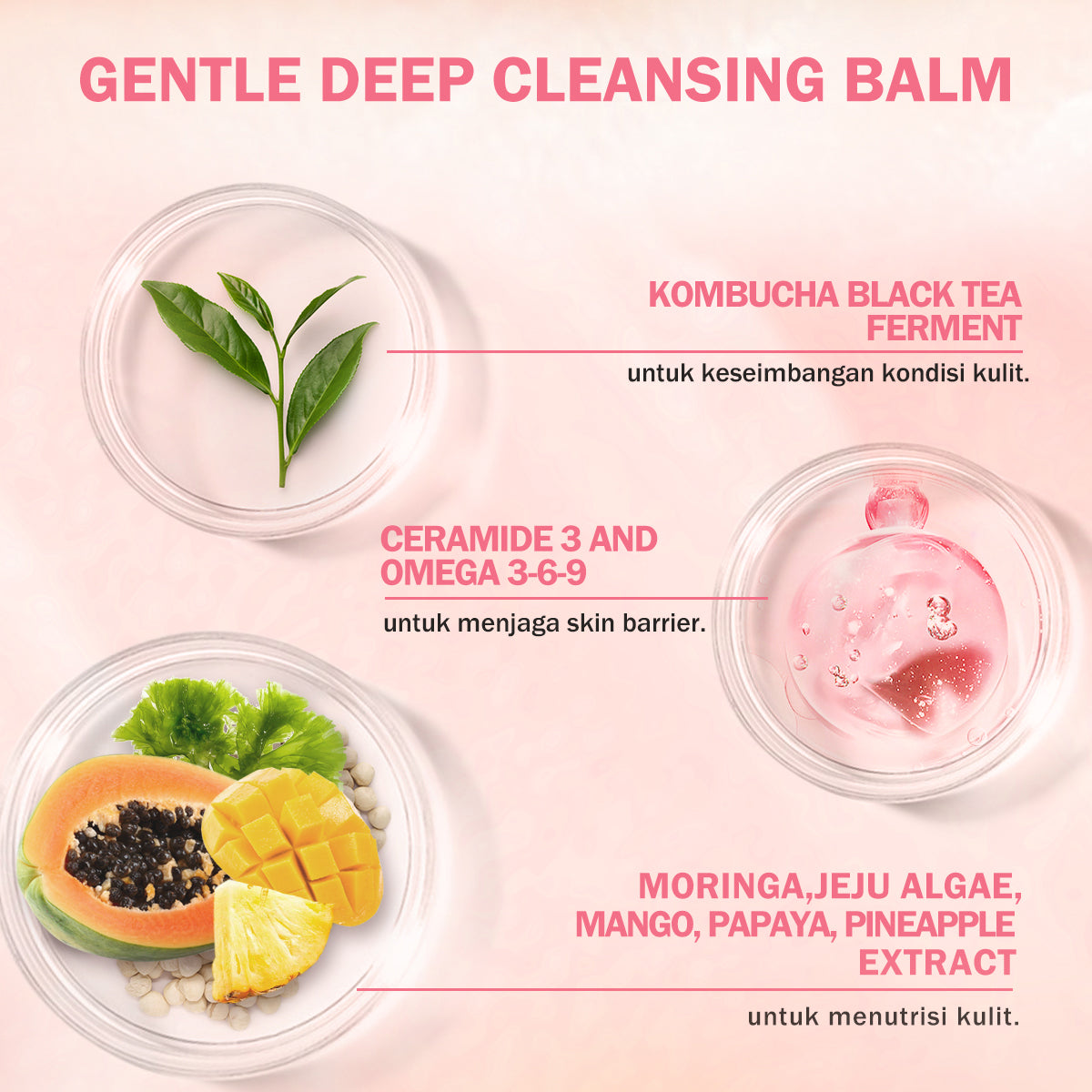 BARENBLISS Kombucha Omega Deep Cleansing Balm - Oil Cleanser