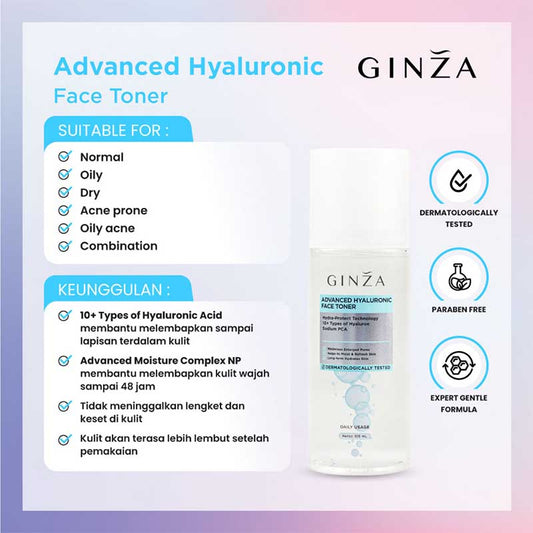 Ginza Advanced Hyaluronic Face Toner 105ml