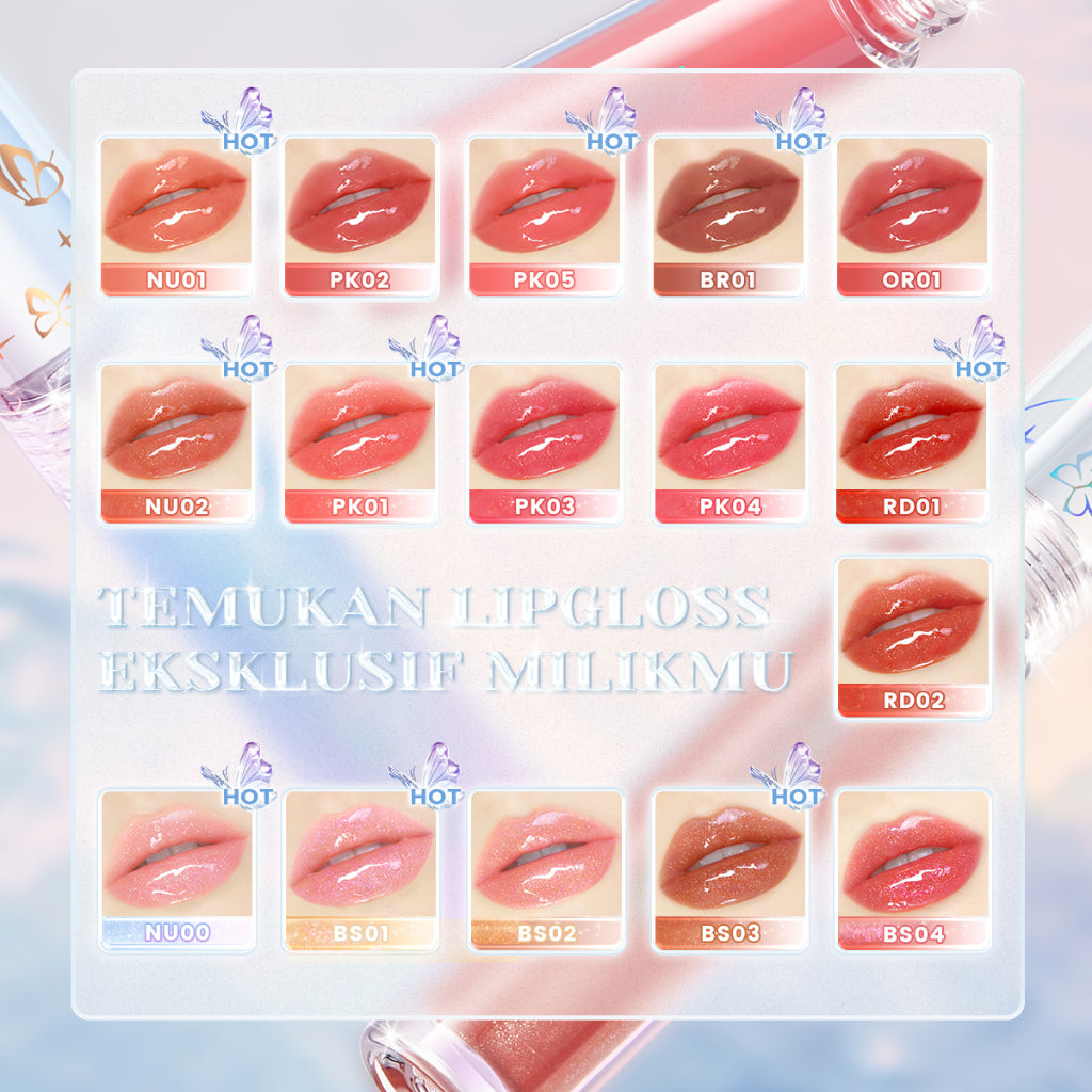 FOCALLURE WATERY GLOW LIPGLOSS BS03