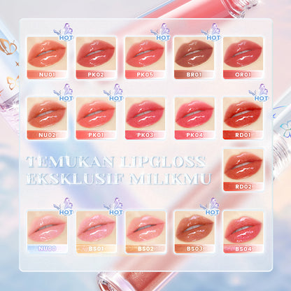 FOCALLURE WATERY GLOW LIPGLOSS BS03