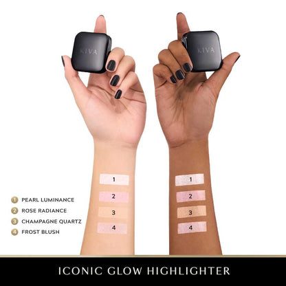 KIVA Iconic Glow Highlighter -  Champagne Quartz | 2.5gr