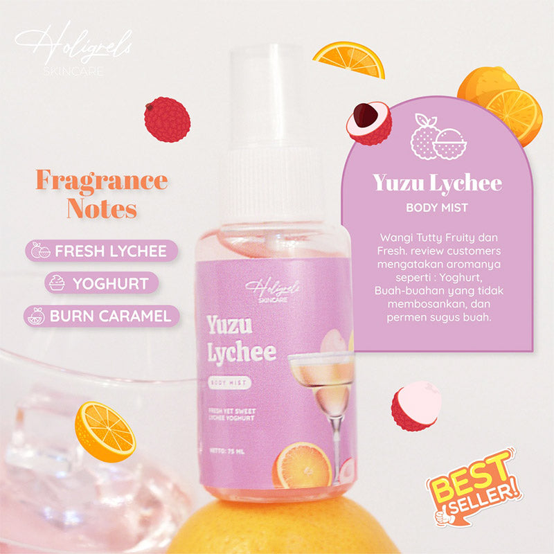 Holigrels Bodymist - Yuzu Lychee | 75ml