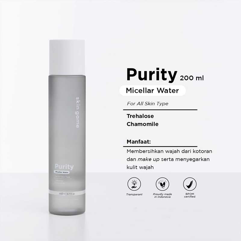 Skin Game Purity Micellar Water 200ml