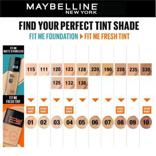 Maybelline Fit Me Fresh Tint 3 in 1 06 Kuning Langsat | 30 ml