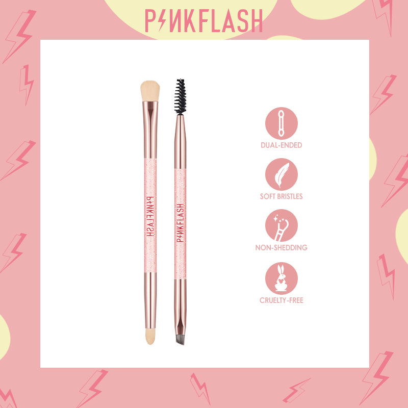 Pinkflash PF-T04 Double Head Eyeshadow Brush #02