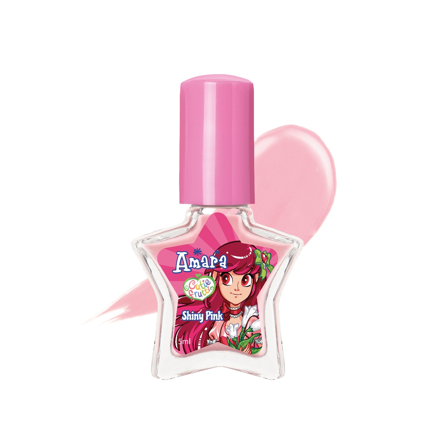 Amara Kids Nail Polish Shiny Pink | 5 ml