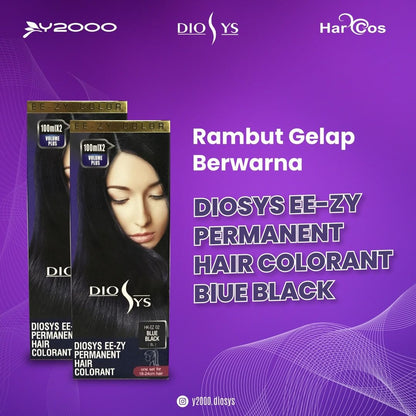 Diosys Hair Colour 02 Blue Black | 100 ml