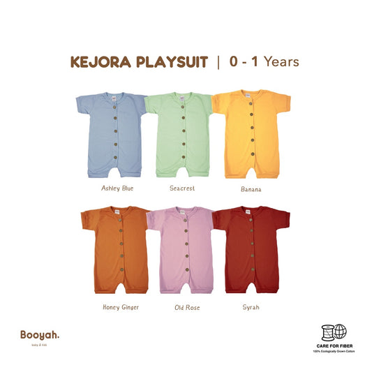 Booyah Baby & Kids Baju Bayi - Kejora Playsuit Banana (6-12 Month)