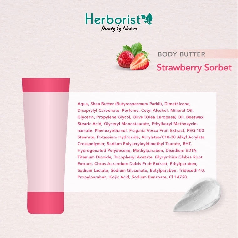 Herborist Butter Strawberry | 80 gr