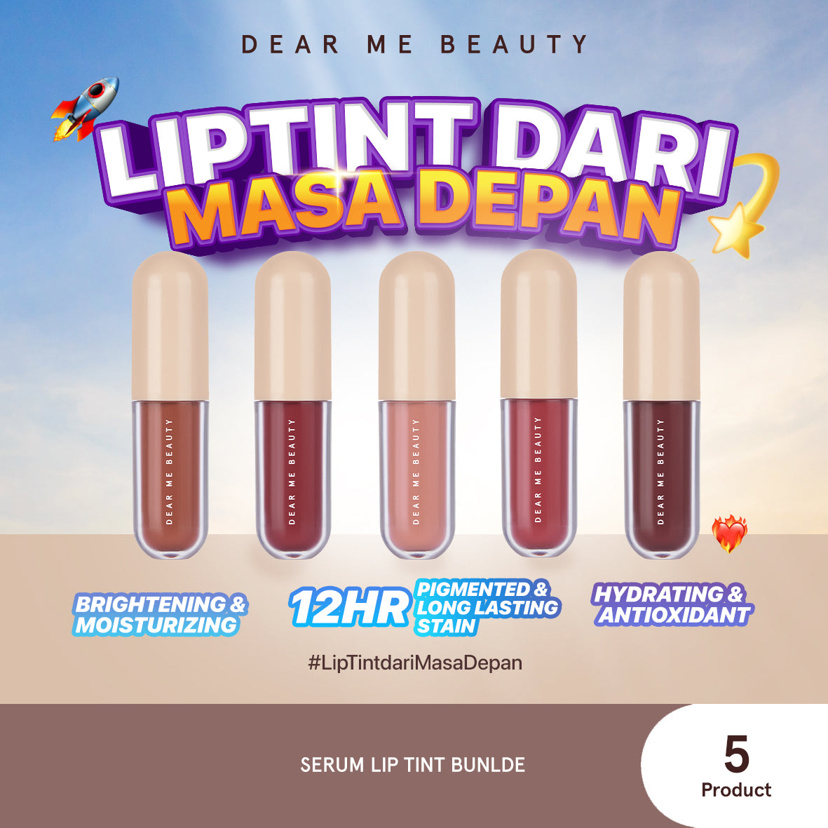 Dear Me Beauty Serum Lip Tint - Dear Vania