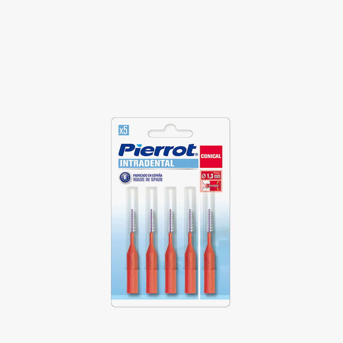 Pierrot Interdental Brush Conical 1.3mm (isi 5) / Sikat Gigi Behel Kawat Gigi Ortho