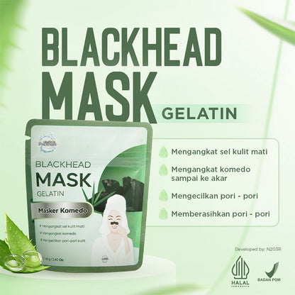 NR Beauty by N203R Masker Komedo 40g