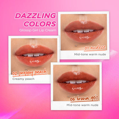 Dazzle Me Glossip Girl Lip Cream 01 Nudeze