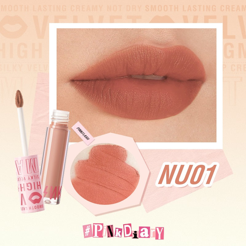 Pinkflash Silky Velvet Lip Cream PF-L04 NU01