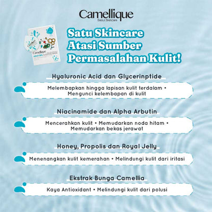 Camellique Masker Aqua Spa Hyaluronic Acid Sleeping Mask Korea 1 Box | 300gr