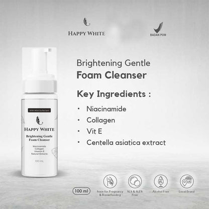 Happy White Brightening & Soothing Facial Foam 100 ml