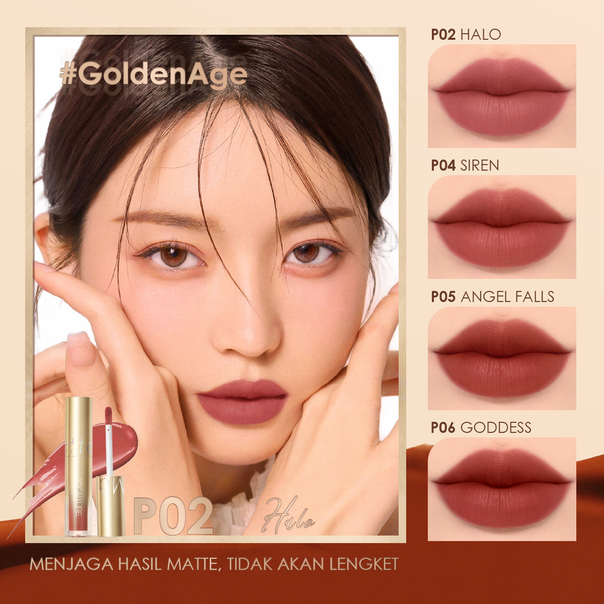 Focallure Ultra Matte Liquid Lipstick FA245 - P06