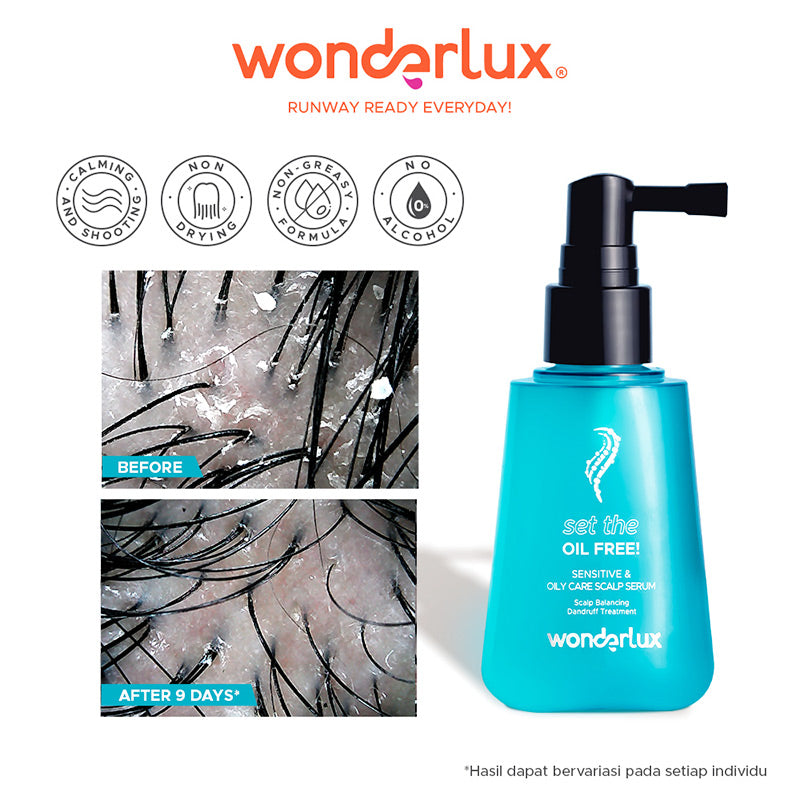 WONDERLUX Set The Oil Free! Sensitive & Oily Care Scalp Serum | 75ml