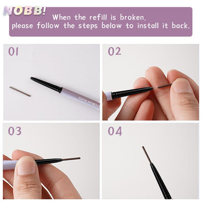 NOBB Trendy Eyebrow Pencil Lasting Color Super Fine N2 20gr