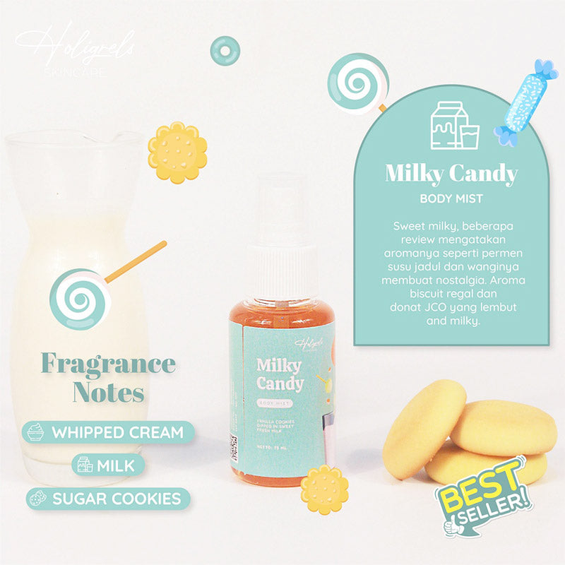 Holigrels Bodymist - Milky Candy | 75ml