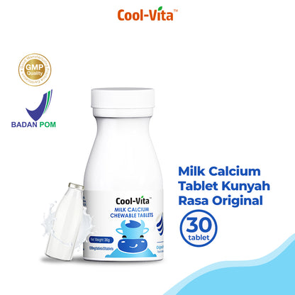 Coolvita Milk Calcium Chewable 30 Tablets | 36g